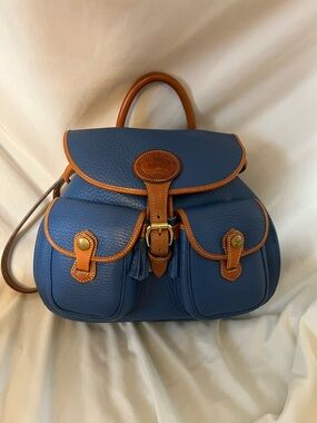 Vintage Dooney Blue Backpack